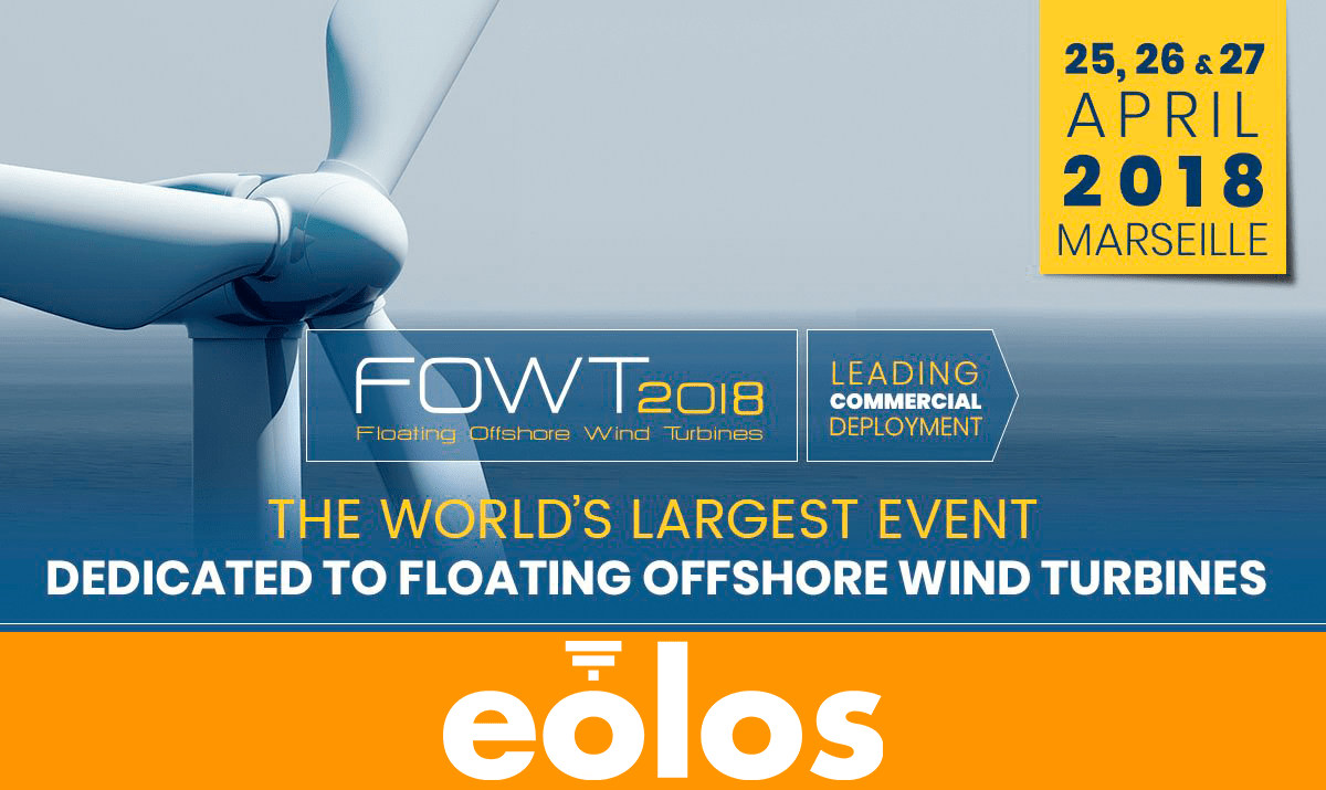 EOLOS SPONSORS FOWT 2018