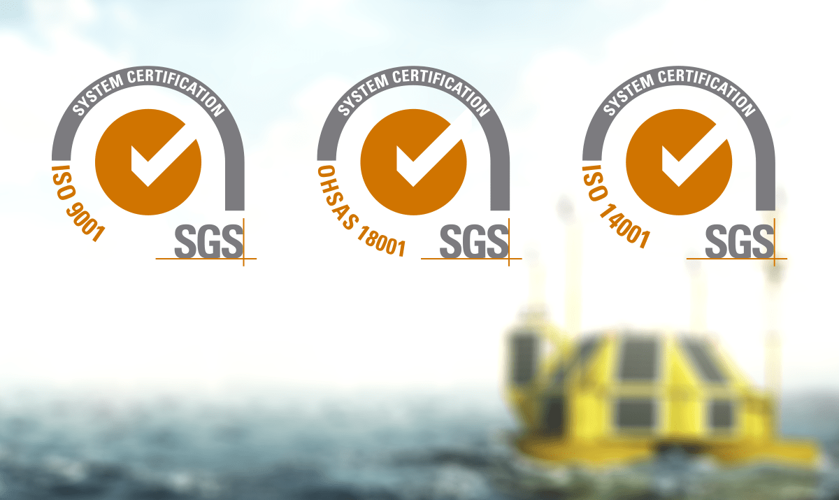 EOLOS achieves ISO 9001, 14001 and OHSAS 18001 certification